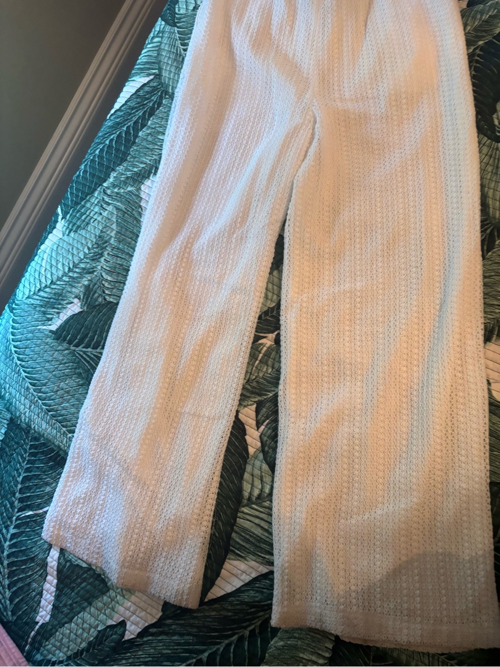 Peppermayo white Knit Wide-Leg Pants - Picture 2 of 11